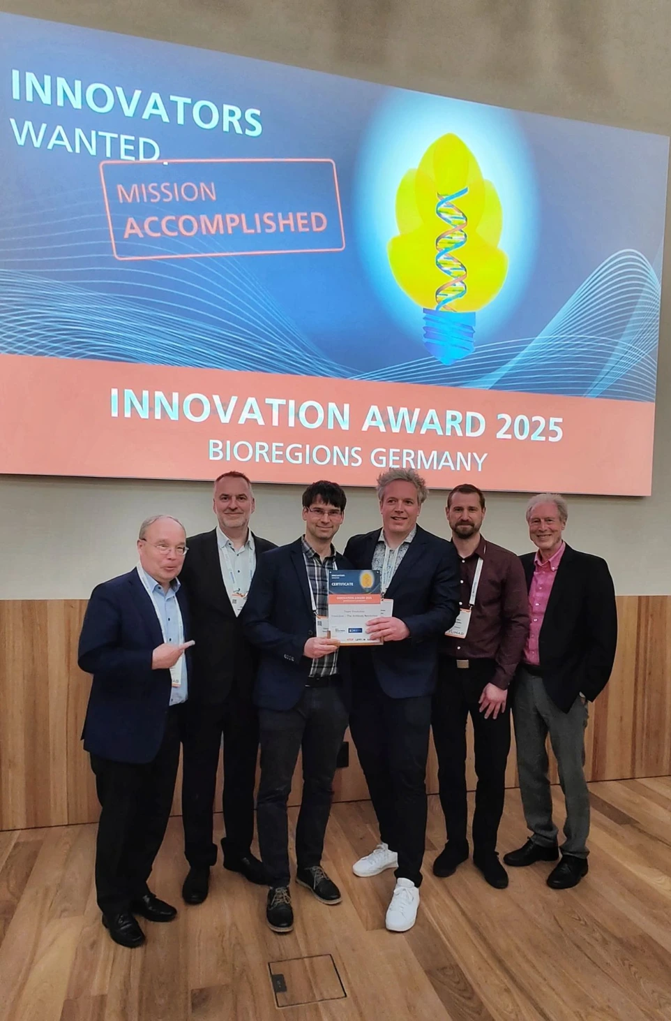 Ymolution gewinnt den Innovationspreis der BioRegionen Deutschlands 2025
