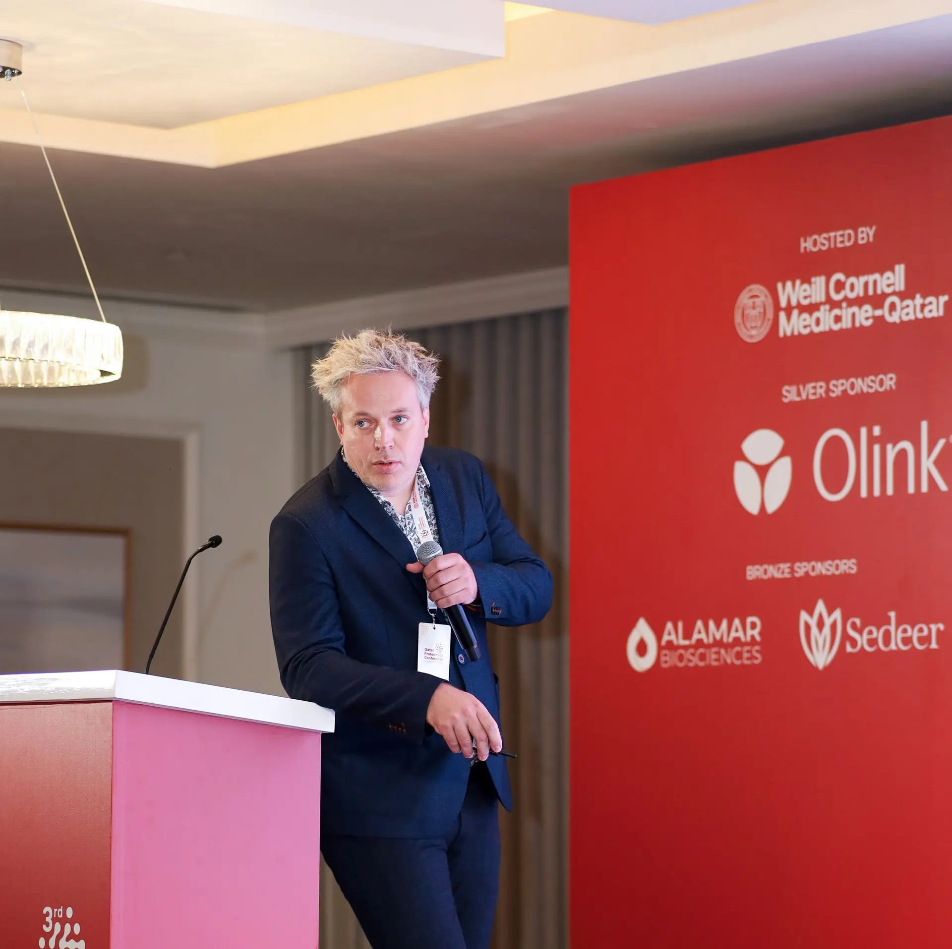 Ymolution auf der 3rd Qatar Proteomics Conference in Doha
